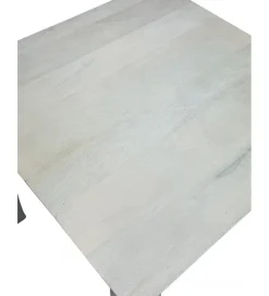 Stół WOHNLING 80 cm drewno mango białe wykończenie
