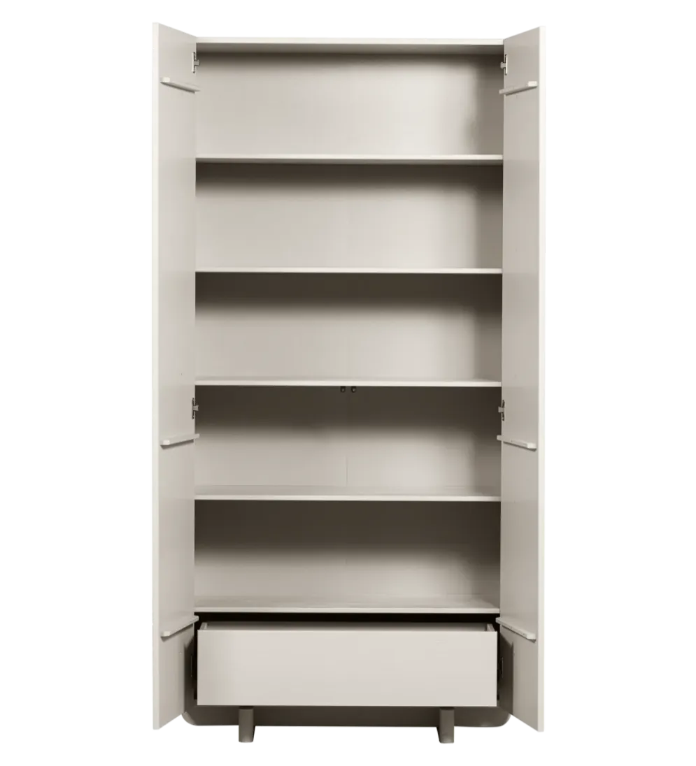 Szafa BASU 210 cm drewno sosny dust
