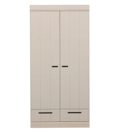 Szafa DRAWER 195 x 94 cm drewno sosna dust