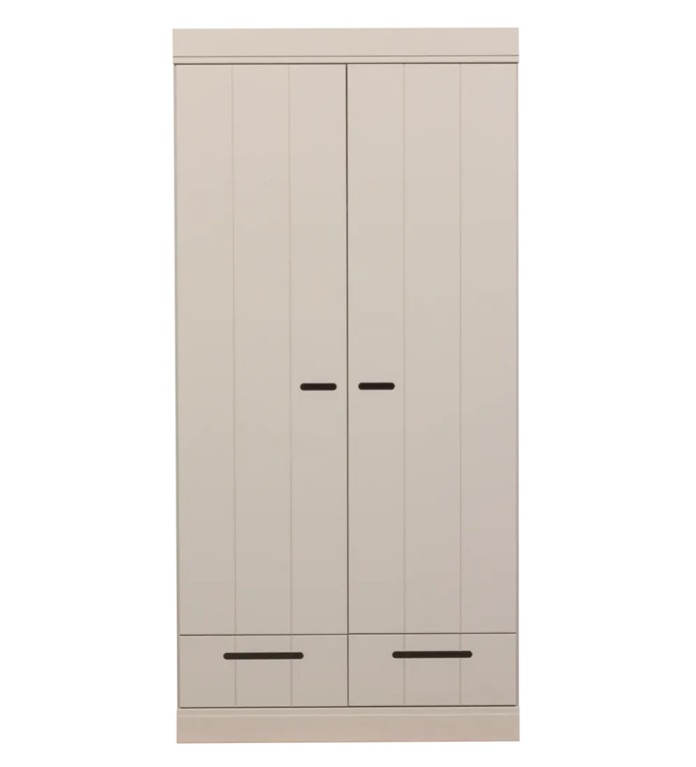 Szafa DRAWER 195 x 94 cm drewno sosna dust