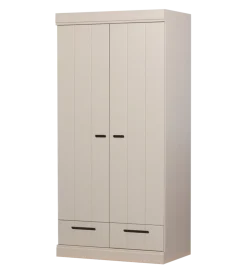 Szafa DRAWER 195 x 94 cm drewno sosna dust