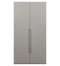 Szafa dwudrzwiowa RENS 110 cm dekor orzechowy szara