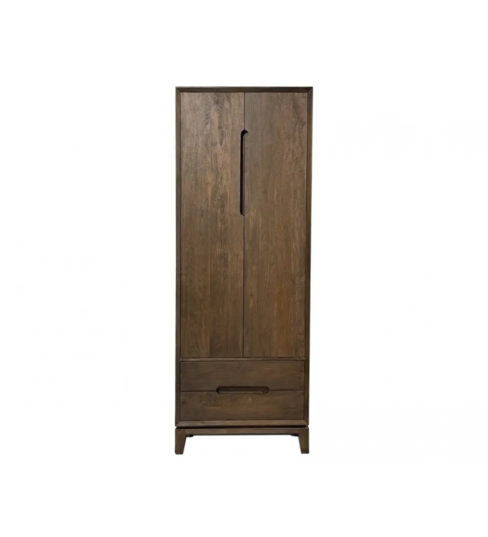 Szafa KORTE 75 cm drewno mango brąz