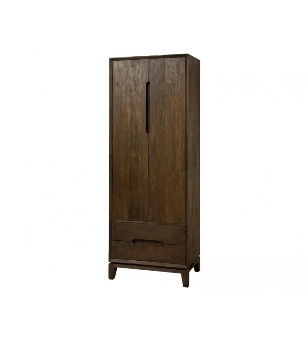 Szafa KORTE 75 cm drewno mango brąz