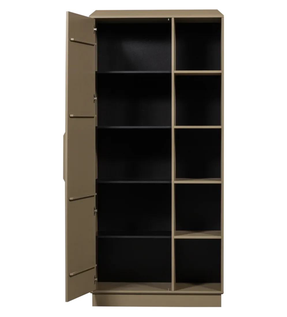 Szafa LOWEN 221 cm drewno sosny piaskowa