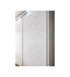 Szafa NIVEA 243 Cm X 230 Cm Biała Z Ozdobnym Nadrukiem
