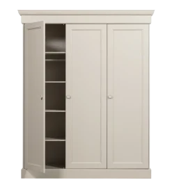 Szafa OLIVIA 212 cm drewno sosna szara