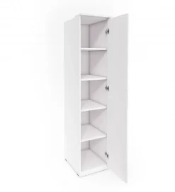 Szafa OPTIMA 45 cm biała z lustrem