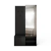 Szafa OTURRA 189 cm z lustrem czarna
