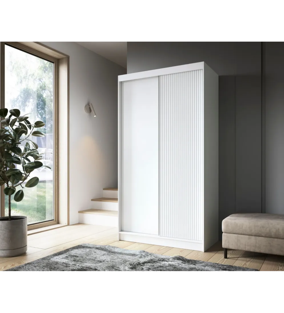 Szafa przesuwna BIANCCO II 120 cm biały