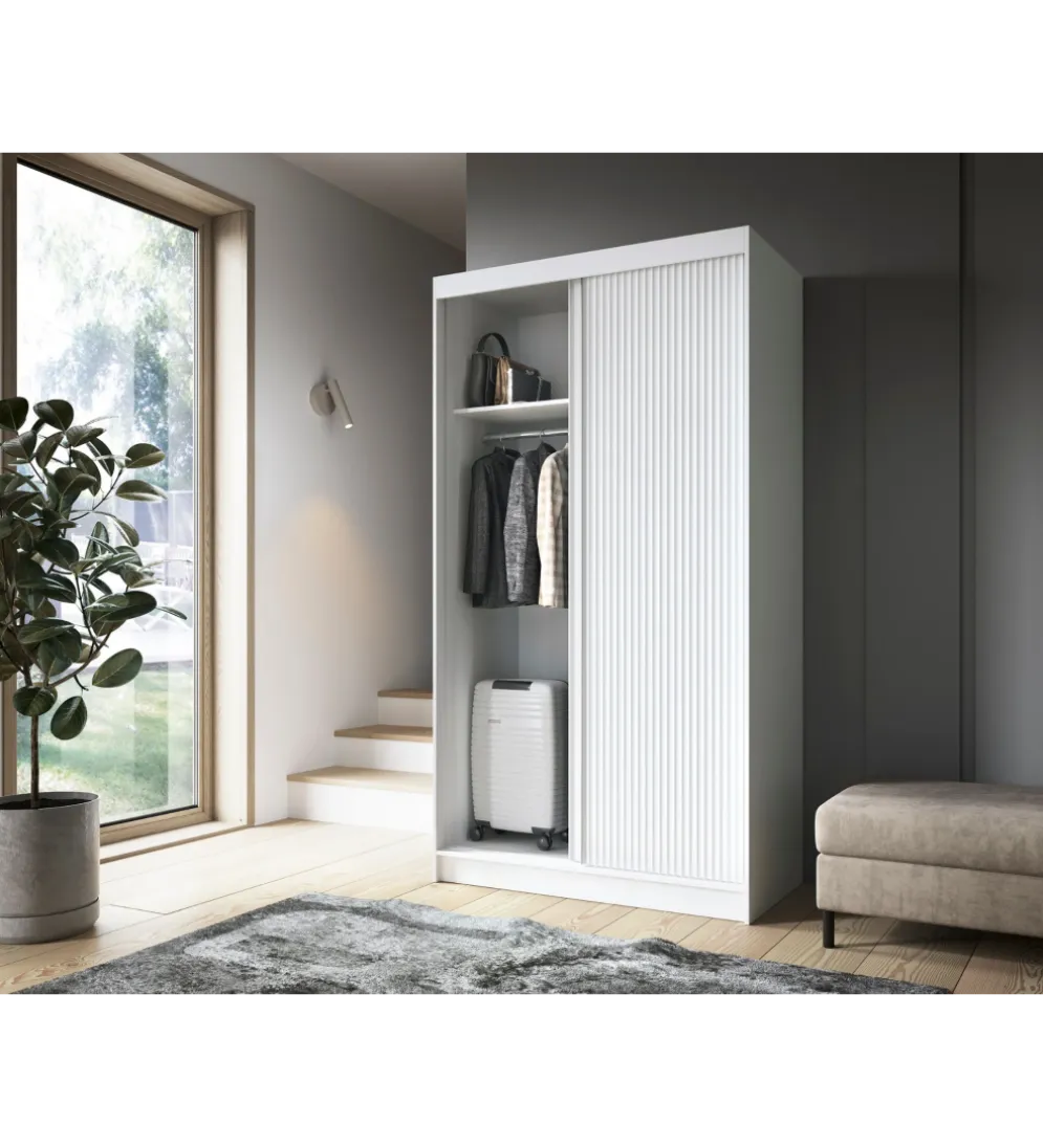 Szafa przesuwna BIANCCO II 120 cm biały