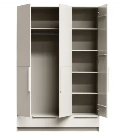 Szafa PURE 215 x 142 cm drewno sosny dust