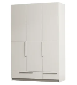 Szafa PURE 215 x 142 cm drewno sosny dust