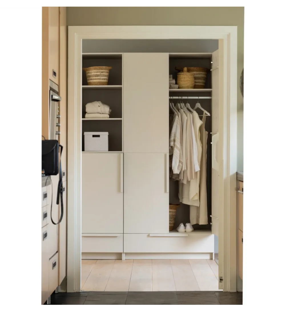 Szafa PURE 215 x 95 cm drewno sosny dust