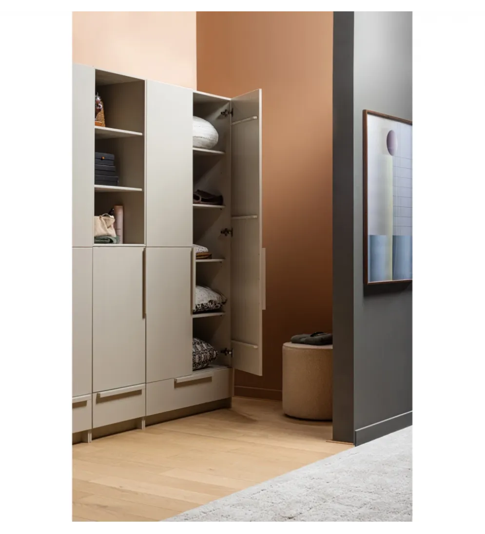 Szafa PURE 215 x 95 cm drewno sosny dust