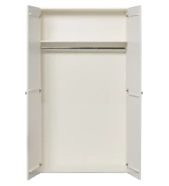 Szafa SIPKE 210 cm drewno sosny biała