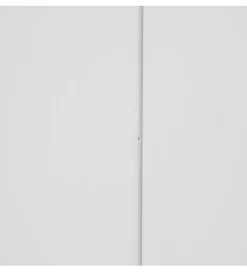 Szafa TIES 202 cm drewno sosny biała
