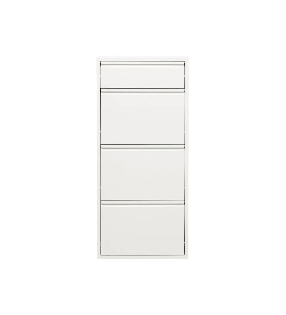 Szafka na buty CARUSO 119 cm biała