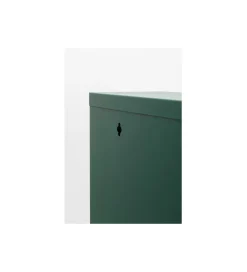 Szafka na buty CARUSO 119 cm zielona