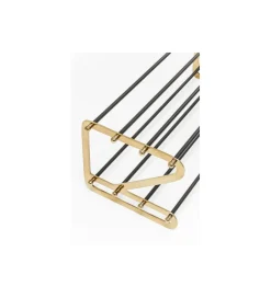 Szafka na buty WALK BIG 84 cm czarno - złoty