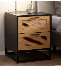 Szafka nocna Ambert 45 cm czarna