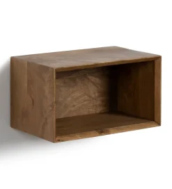 Szafka nocna ENTIR 40 cm drewno mango brązowa