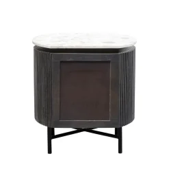 Szafka nocna GLENN 50 cm antracytowa