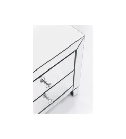 Szafka nocna LUXURY 49 cm transparentny