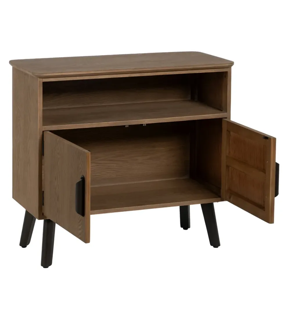 Szafka nocna PAUL 90 cm drewno jodła