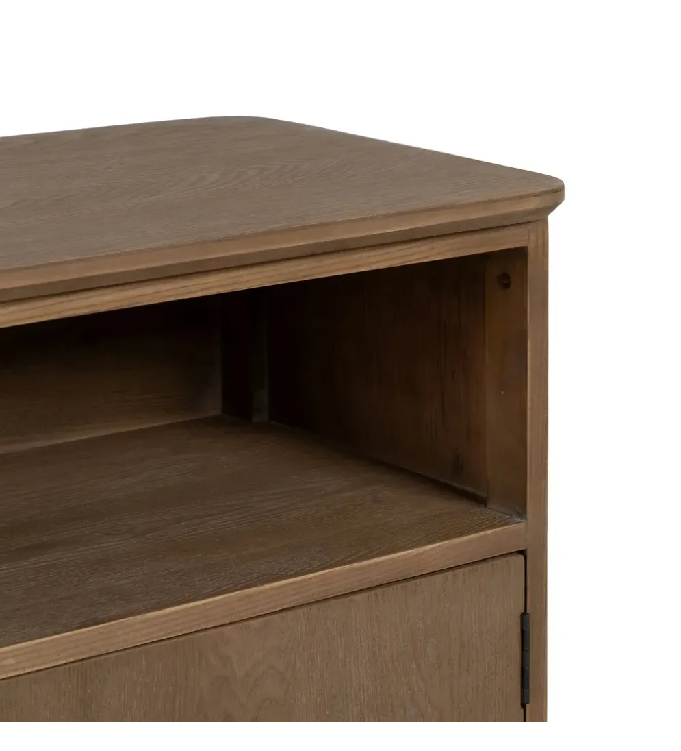 Szafka nocna PAUL 90 cm drewno jodła