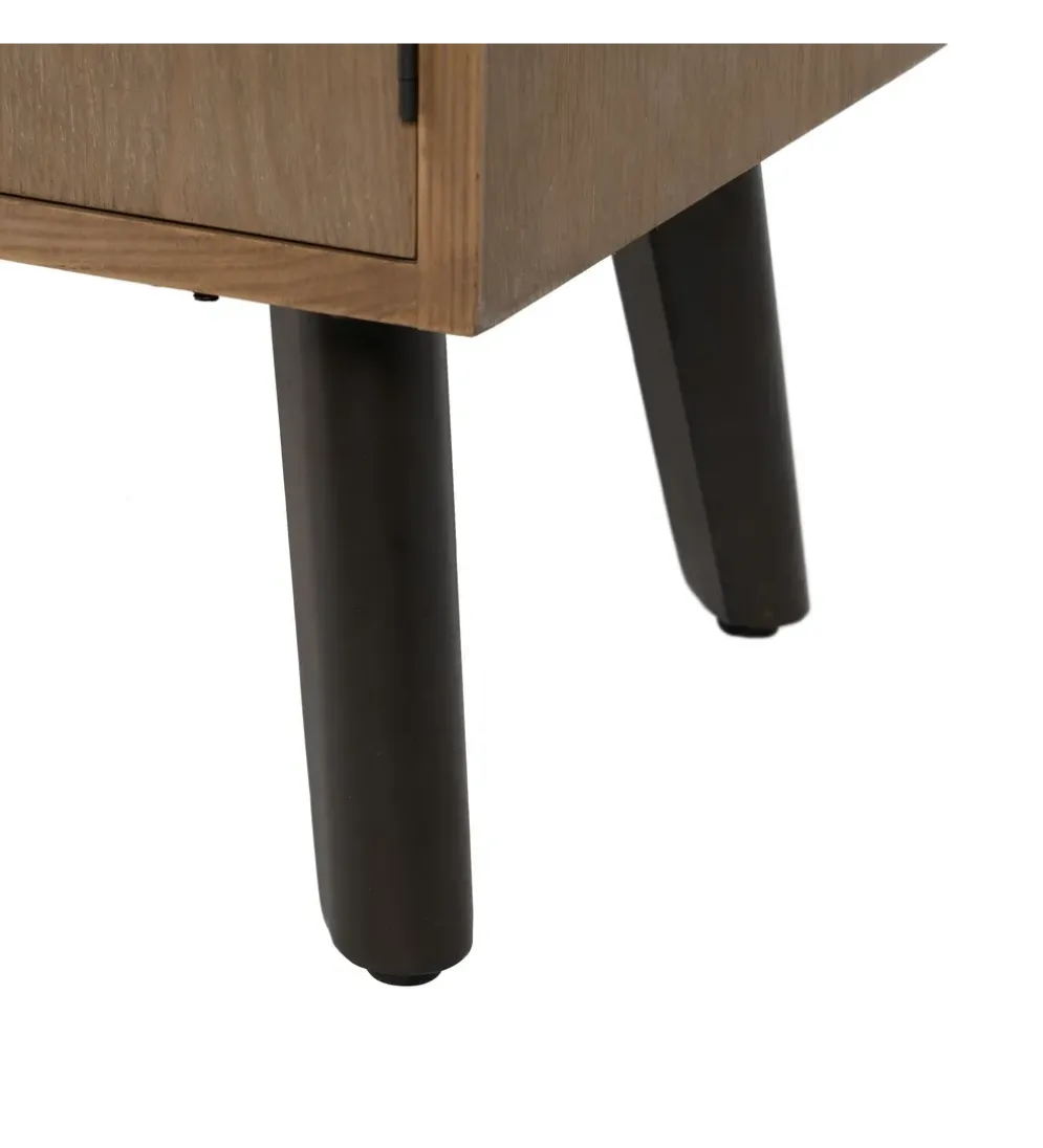 Szafka nocna PAUL 90 cm drewno jodła