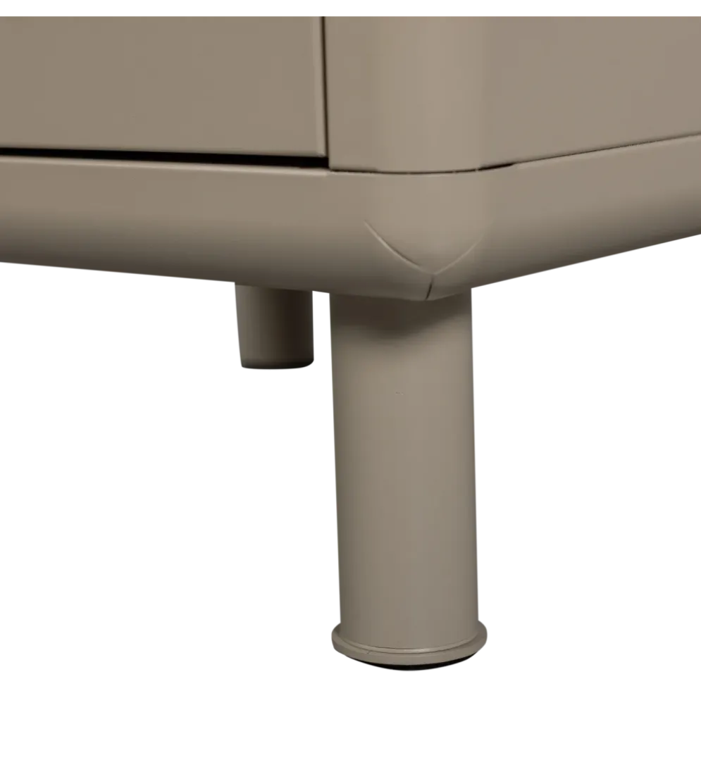 Szafka nocna RUNE 42 cm szara