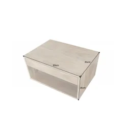 Szafka nocna wisząca EUFRAT Amazonas 50 cm drewno akacja