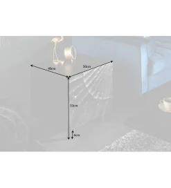 Szafka nocna ZEUS Scorpion 50 cm drewno mango