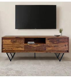 Szafka RTV WOHNLING 160 cm drewno sheesham