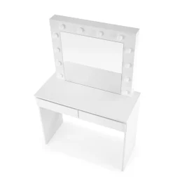 Toaletka HOLLYWOOD 94 cm biała z oświetleniem LED