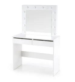 Toaletka HOLLYWOOD 94 cm biała z oświetleniem LED