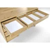 Toaletka HOLLYWOOD XL 120 cm dąb artisan z oświetleniem LED
