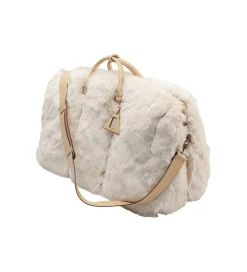 Torba MIKA FURR kremowa