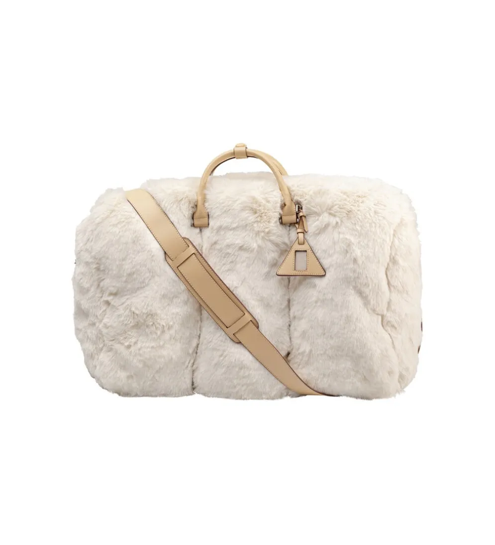 Torba MIKA FURR kremowa