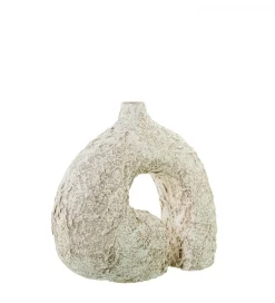 Wazon ABSTRACT 30 cm ceramika biały
