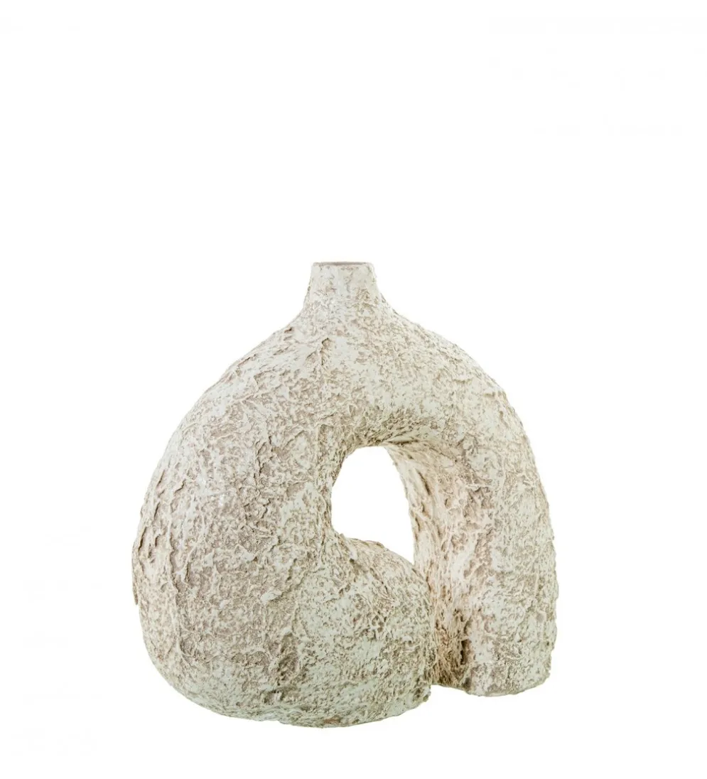 Wazon ABSTRACT 30 cm ceramika biały