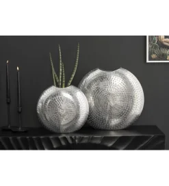 Wazon BRILANT set 2 srebrny