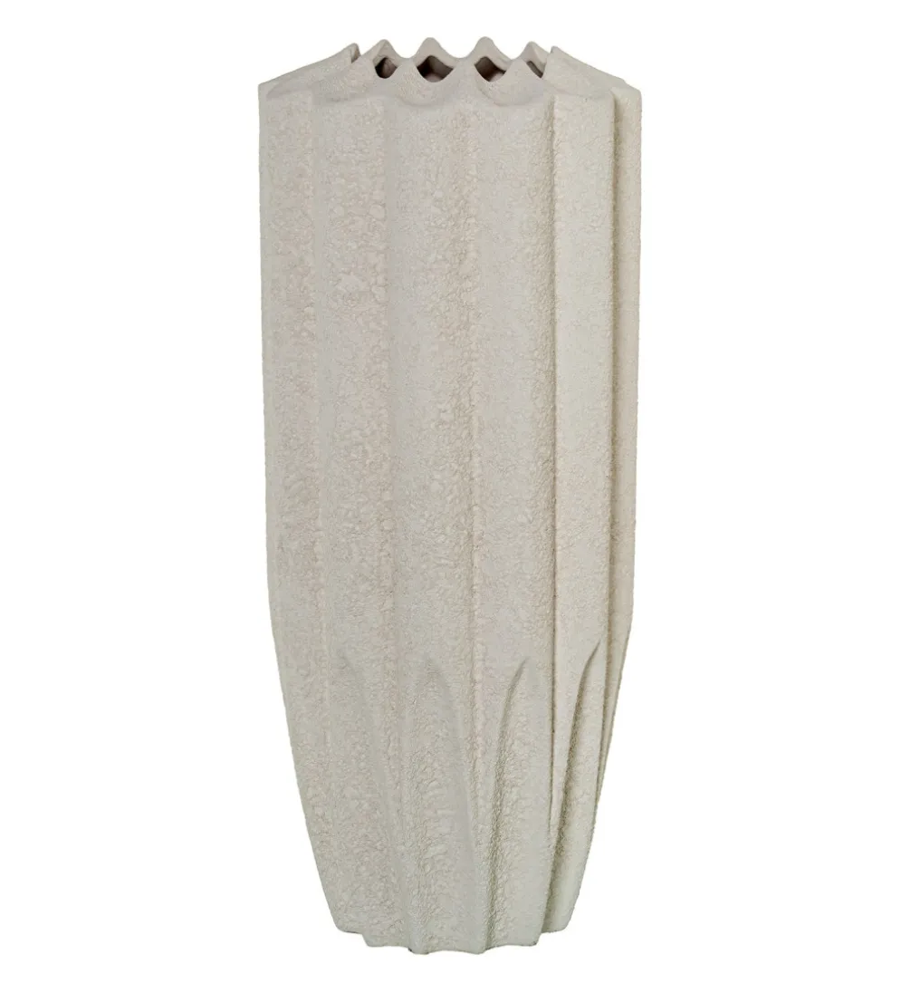 Wazon CLARO 42 cm ceramika beżowy
