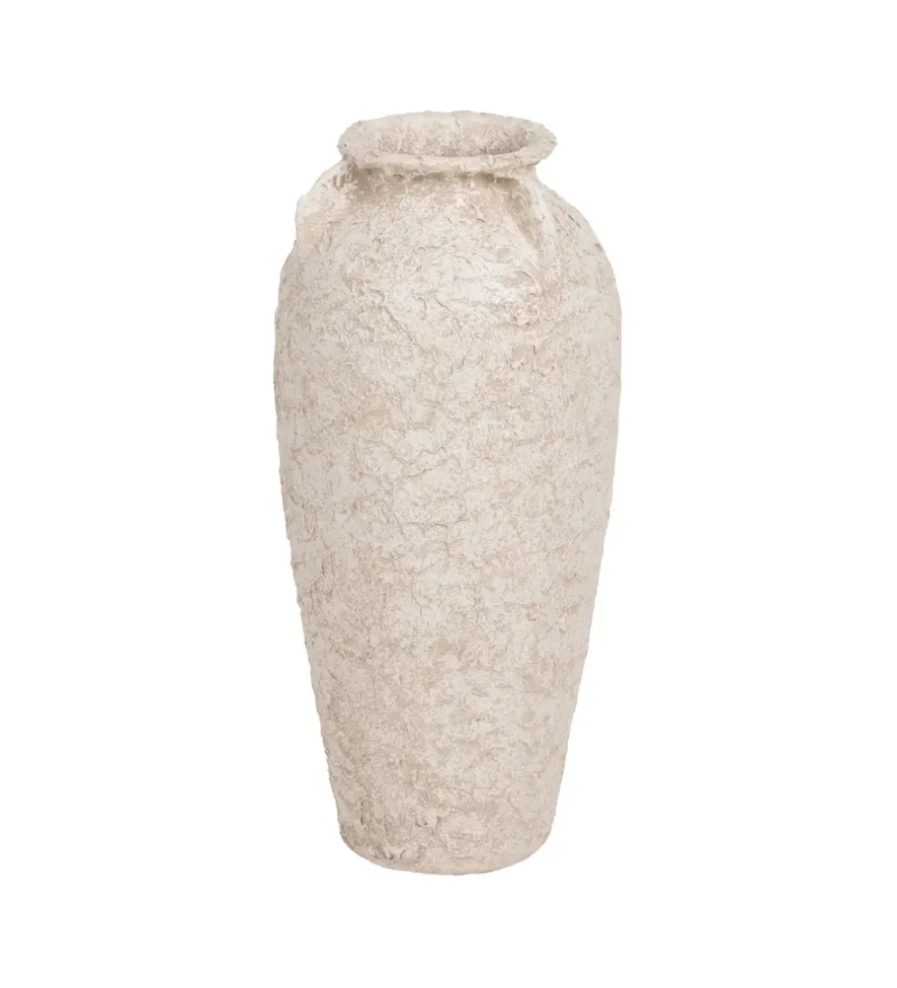 Wazon DAGET 60 cm biały ceramika