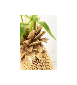 Wazon dekoracyjny Pineapple 50 cm złoty