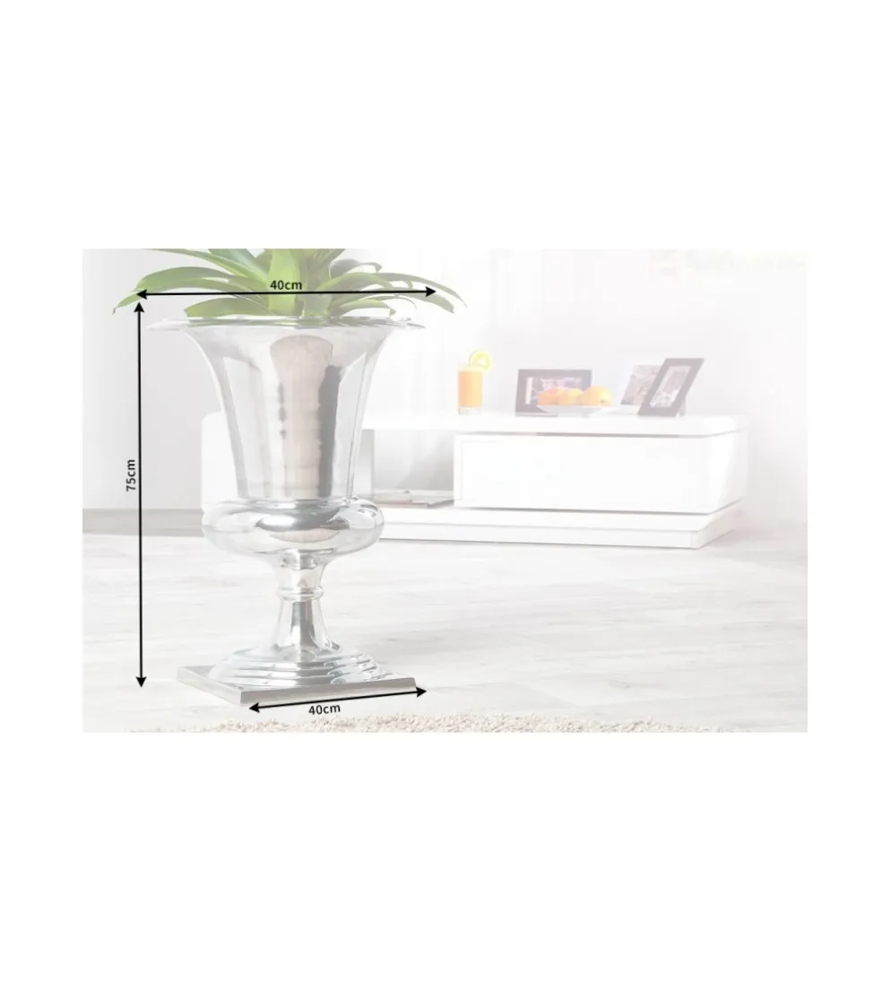 Wazon Goal Cup 40 cm srebrny