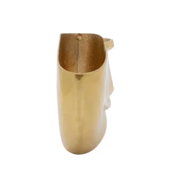 Wazon HALF FACE 46 cm złoty