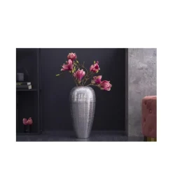 Wazon ORIENT 50 cm srebrny