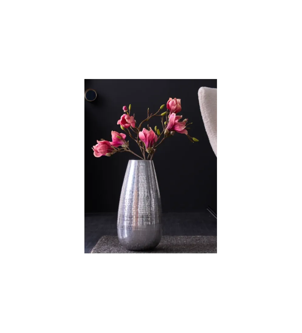 Wazon ORIENT 25 cm srebrny